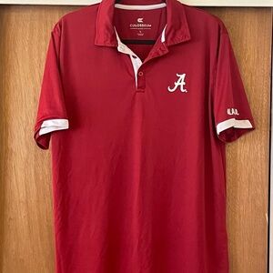 Alabama Crimson Tide Colosseum Polo with White Details